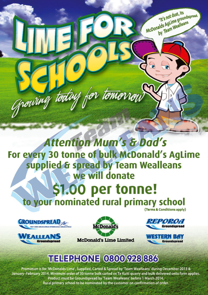 Lime for Schools Promotion